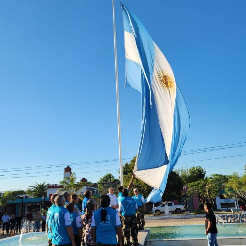 Castelli: Emotivo acto por el d&iacute;a de la reafirmaci&oacute;n de los derechos de soberan&iacute;a sobre las Islas Malvinas 