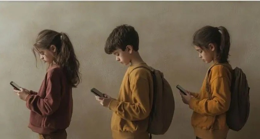 En Argentina, los niños argentinos acceden al primer celular antes de los 10 años