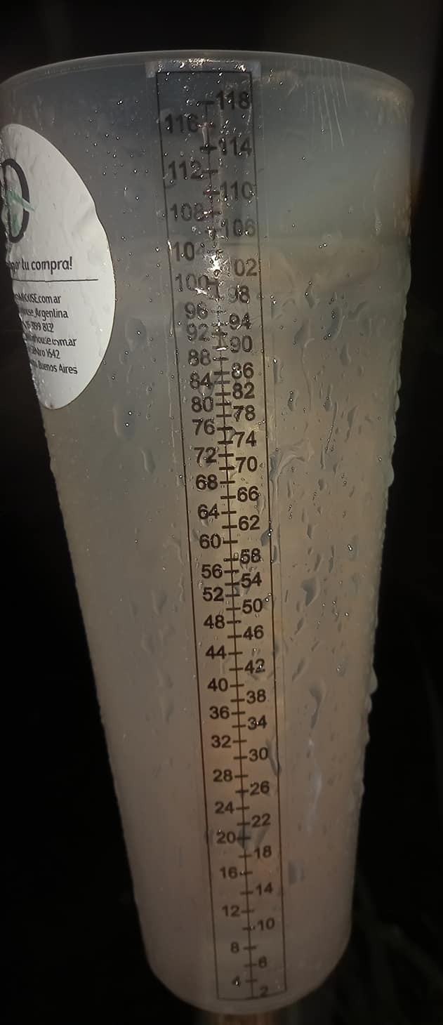 Gran Alivio por la lluvia en Castelli y zonas de influencia