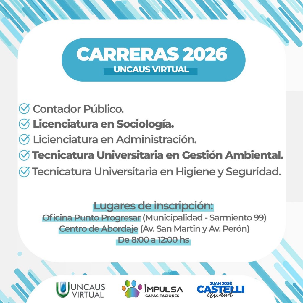 Ya podés inscribirte en las Carreras 2026 de UNCAUS Virtual