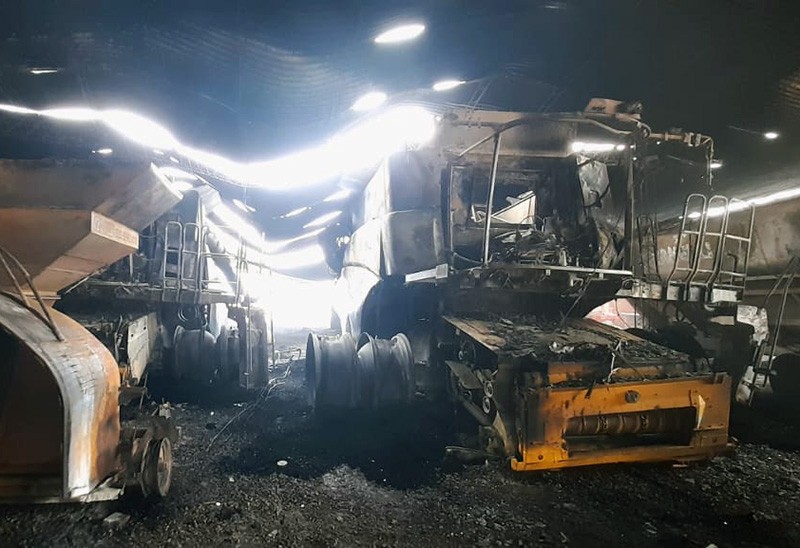 La Montenegrina: pérdidas millonarias en dólares tras robo y voraz incendio en una estancia de saenzpeñenses