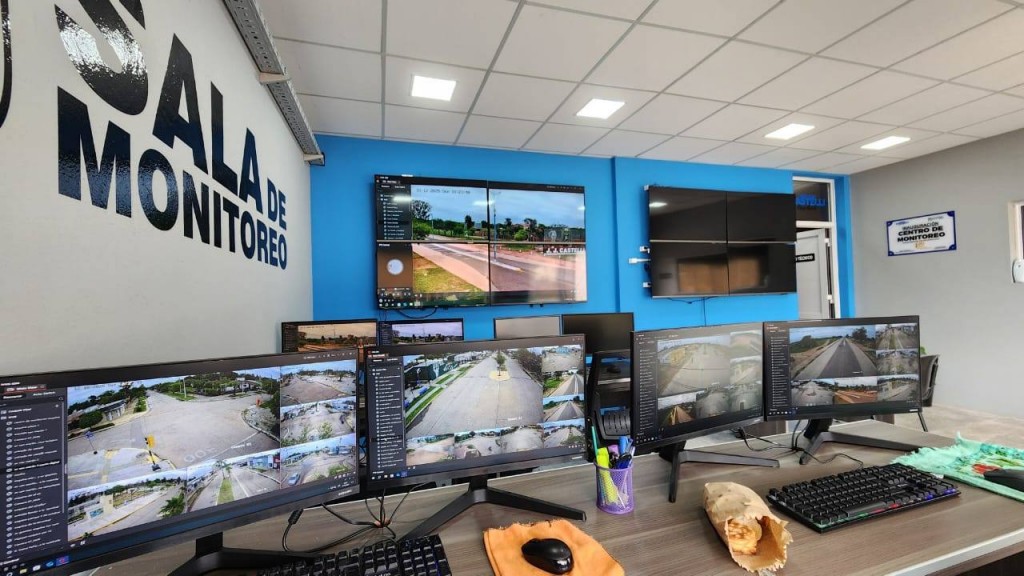 El centro de monitoreo municipal, fue clave para esclarecer hechos ilícitos y de inseguridad en Castelli