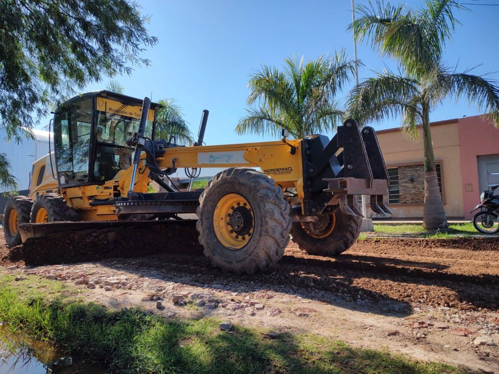 Avanza el enripiado en el Barrio La Nueva Unión