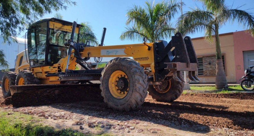 Avanza el enripiado en el Barrio La Nueva Unión
