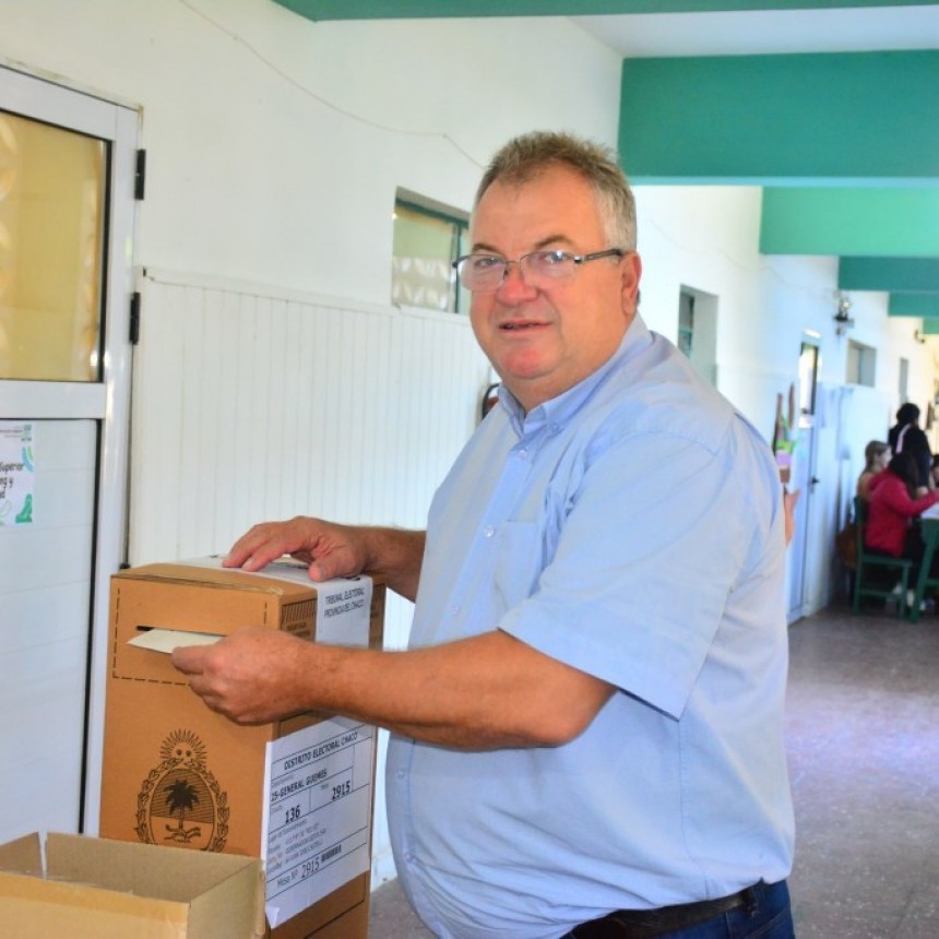 Pio Sander fue electo diputado por el 50,33 % de los votantes en el Departamento Güemes