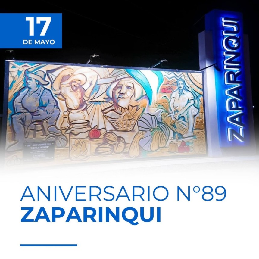 Programa de actividades para celebrar los 89&deg; aniversarios de Zaparinqui