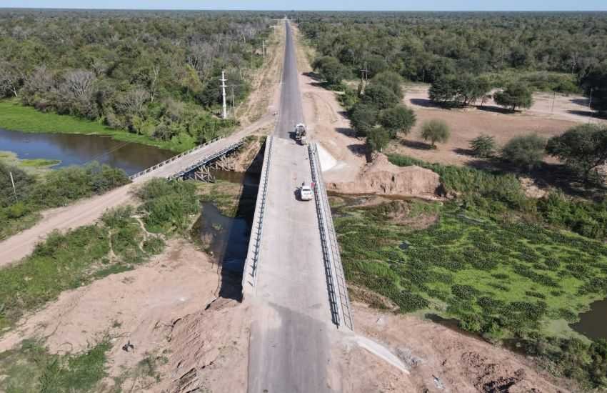 Vialidad provincial avanza con la obra de pavimentación de la Ruta N° 3